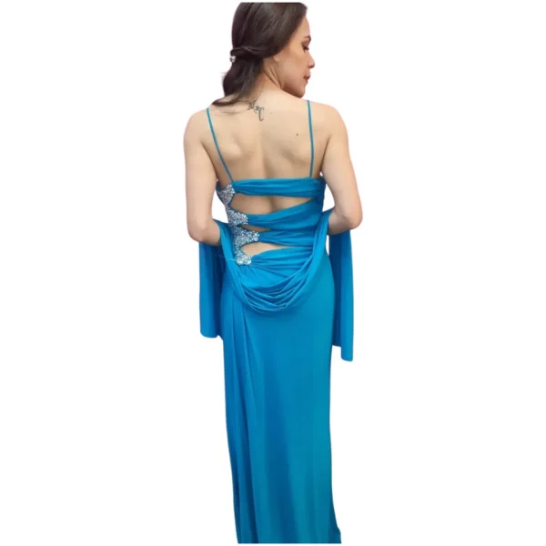 Vestido de Fiesta Drapeado ZV115800 - Imagen 2